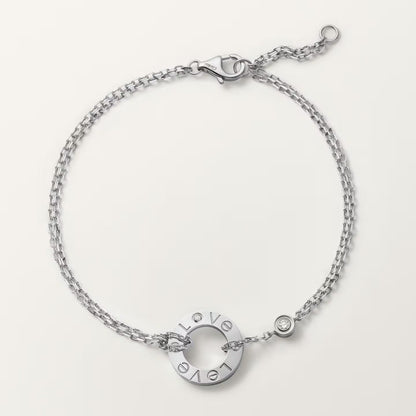 [⭐Veyra]LOVE BRACELET 2 DIAMOND