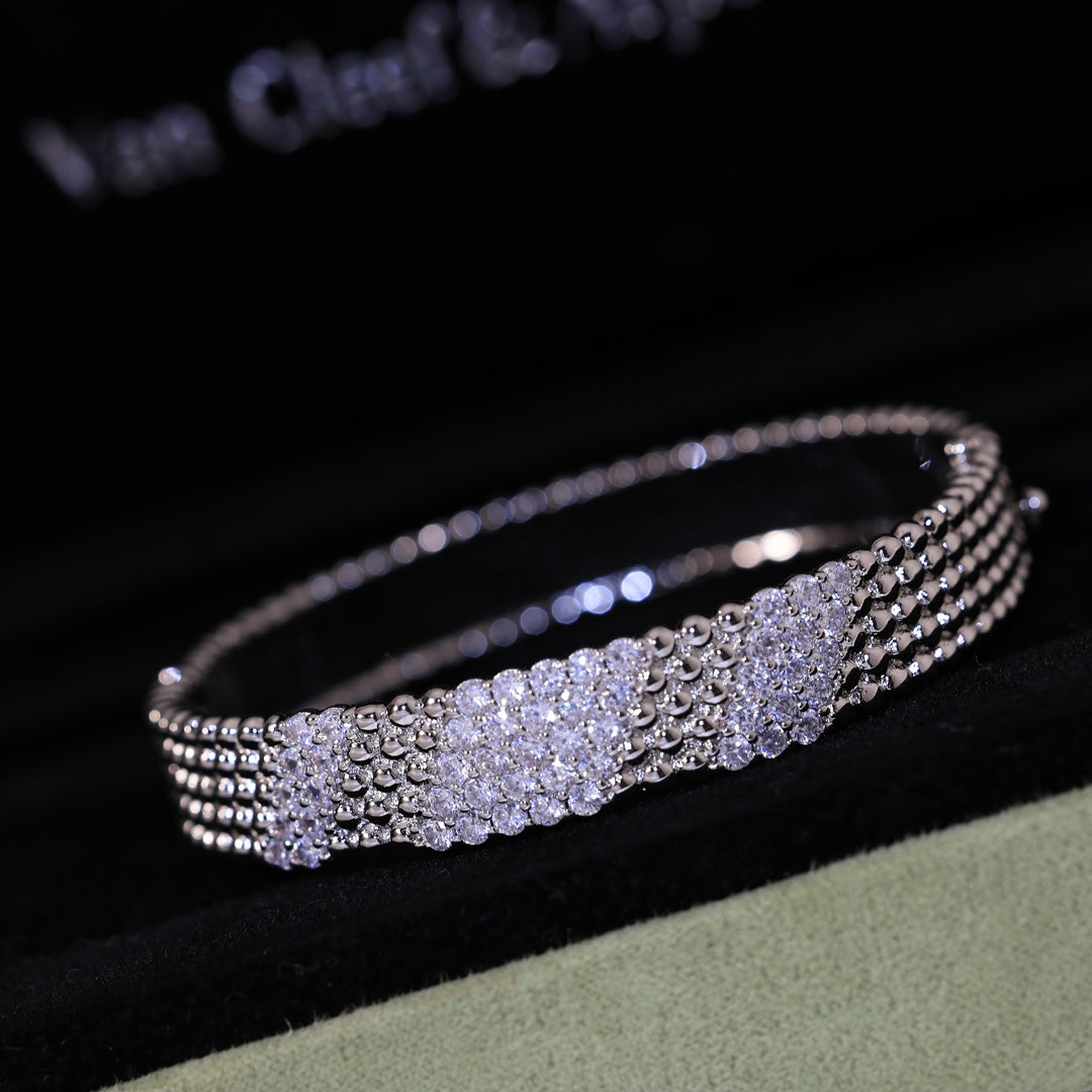 [⭐Veyra]  FIVE-ROW DIAMOND BRACELET