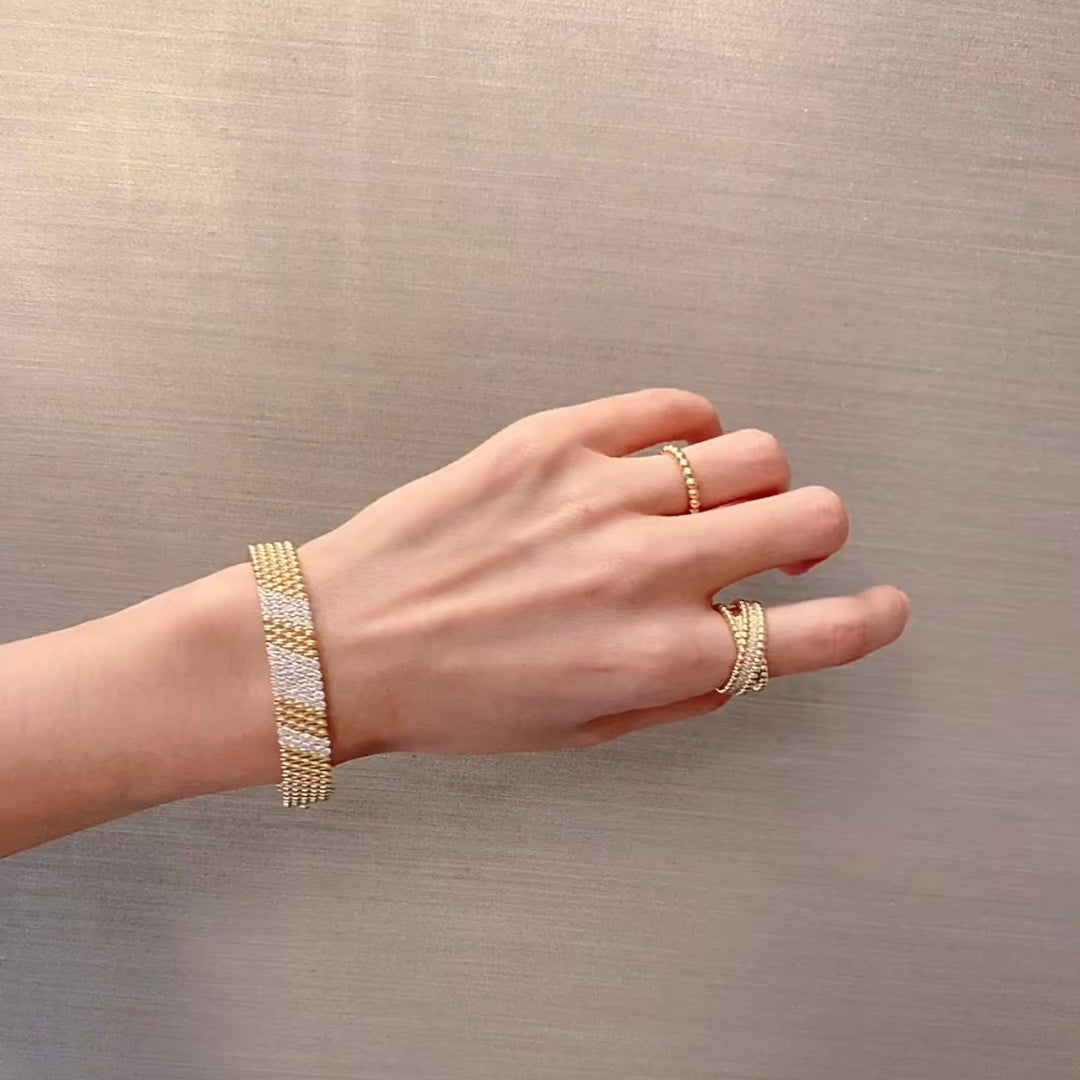[⭐Veyra]  FIVE-ROW DIAMOND BRACELET