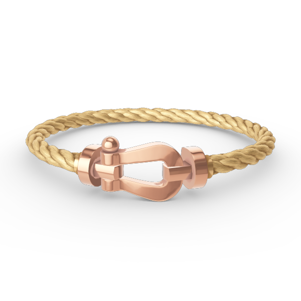 [⭐Veyra]FORCE LARGE HORSESHOE NO DIAMOND BRACELET ROSE GOLD