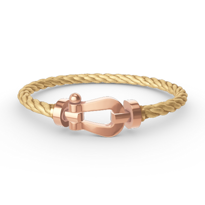 [⭐Veyra]FORCE LARGE HORSESHOE NO DIAMOND BRACELET ROSE GOLD