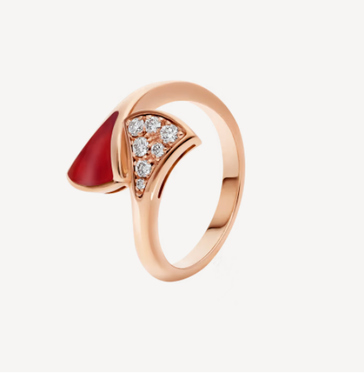 [⭐Veyra]DREAM RING PINK GOLD DIAMOND