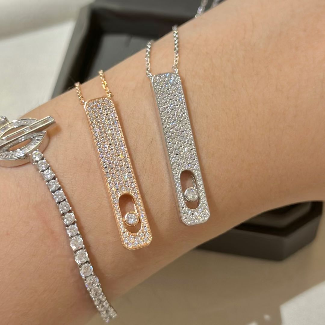 [⭐Veyra]MY FIRST DIAMOND PAVED NECKLACE