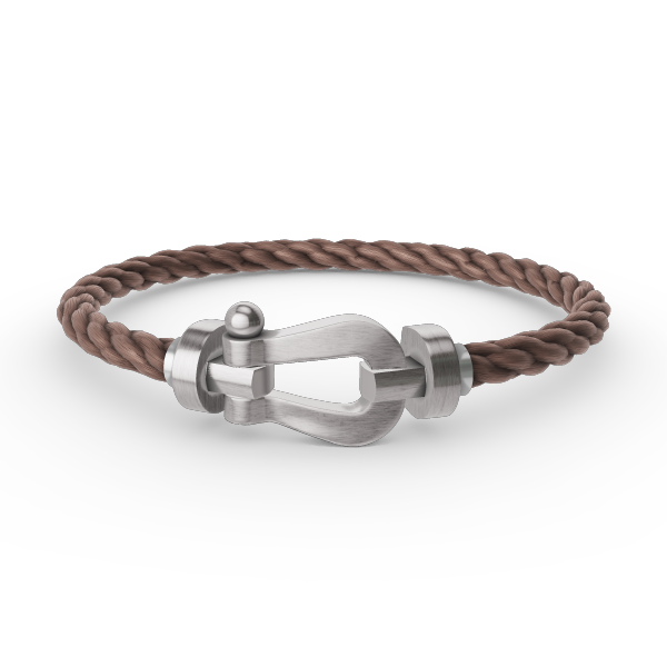 [⭐Veyra]FORCE LARGE HORSESHOE NO DIAMOND BRACELET SILVER