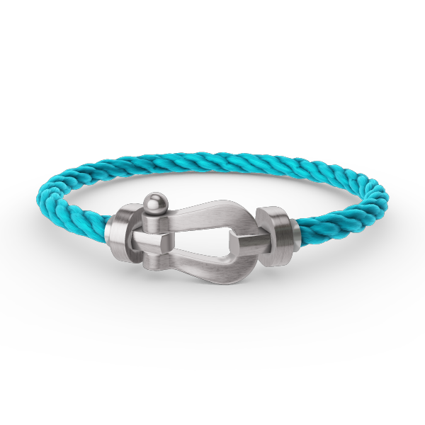 [⭐Veyra]FORCE LARGE HORSESHOE NO DIAMOND BRACELET SILVER