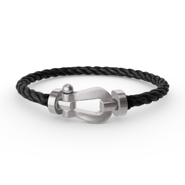 [⭐Veyra]FORCE LARGE HORSESHOE NO DIAMOND BRACELET SILVER
