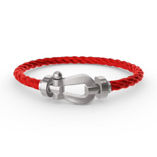 [⭐Veyra]FORCE LARGE HORSESHOE NO DIAMOND BRACELET SILVER