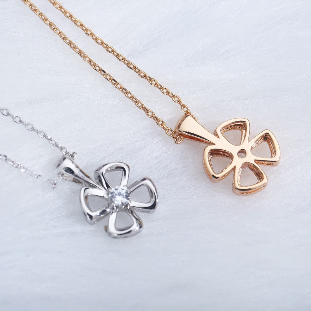 [⭐Veyra]FIOREVER NECKLACE DIAMOND CENTER