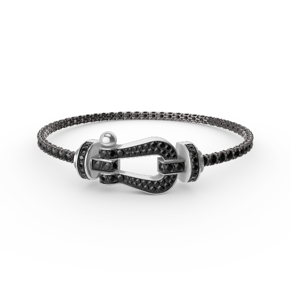 [⭐Veyra]FORCE  LARGE HORSESHOE FULL DIAMOND TENNIS BRACELET